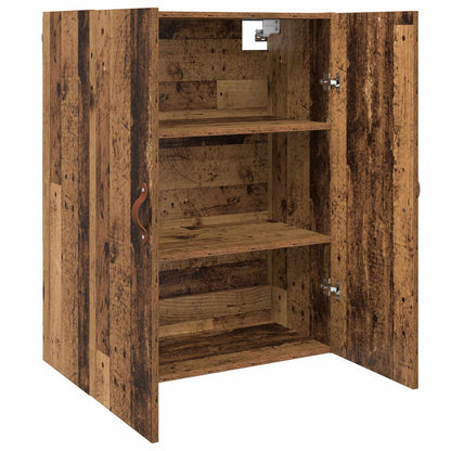vidaXL Wall Cabinet Old Wood 69.5 x 34 x 90 cm Engineered Wood 5