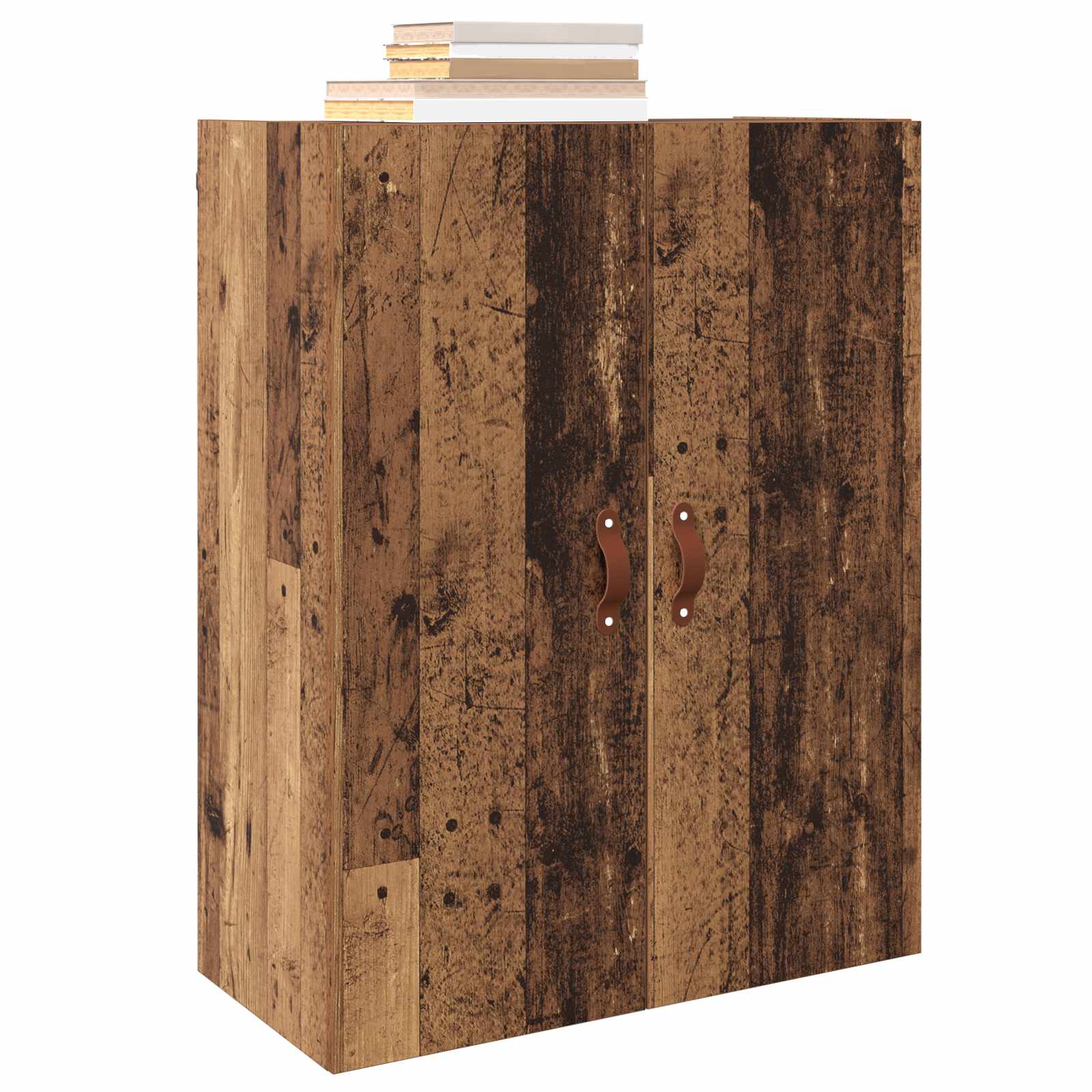 vidaXL Wall Cabinet Old Wood 69.5 x 34 x 90 cm Engineered Wood 3