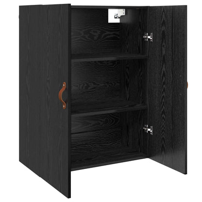 vidaXL Wall Cabinet Black Oak 69.5 x 34 x 90 cm Engineered Wood 5