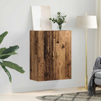 vidaXL Wall Cabinet Old Wood 69.5 x 34 x 90 cm Engineered Wood 4