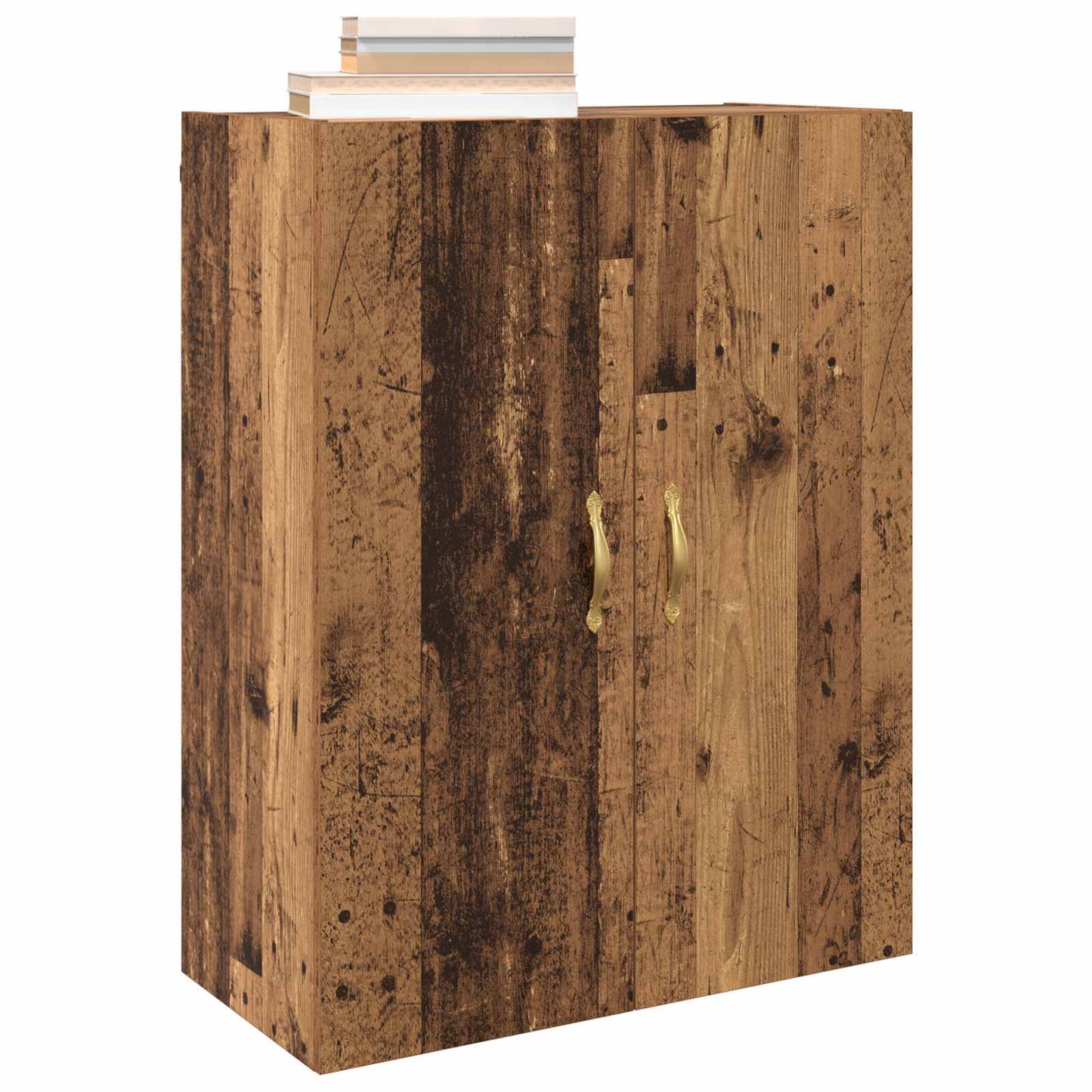 vidaXL Wall Cabinet Old Wood 69.5 x 34 x 90 cm Engineered Wood 3