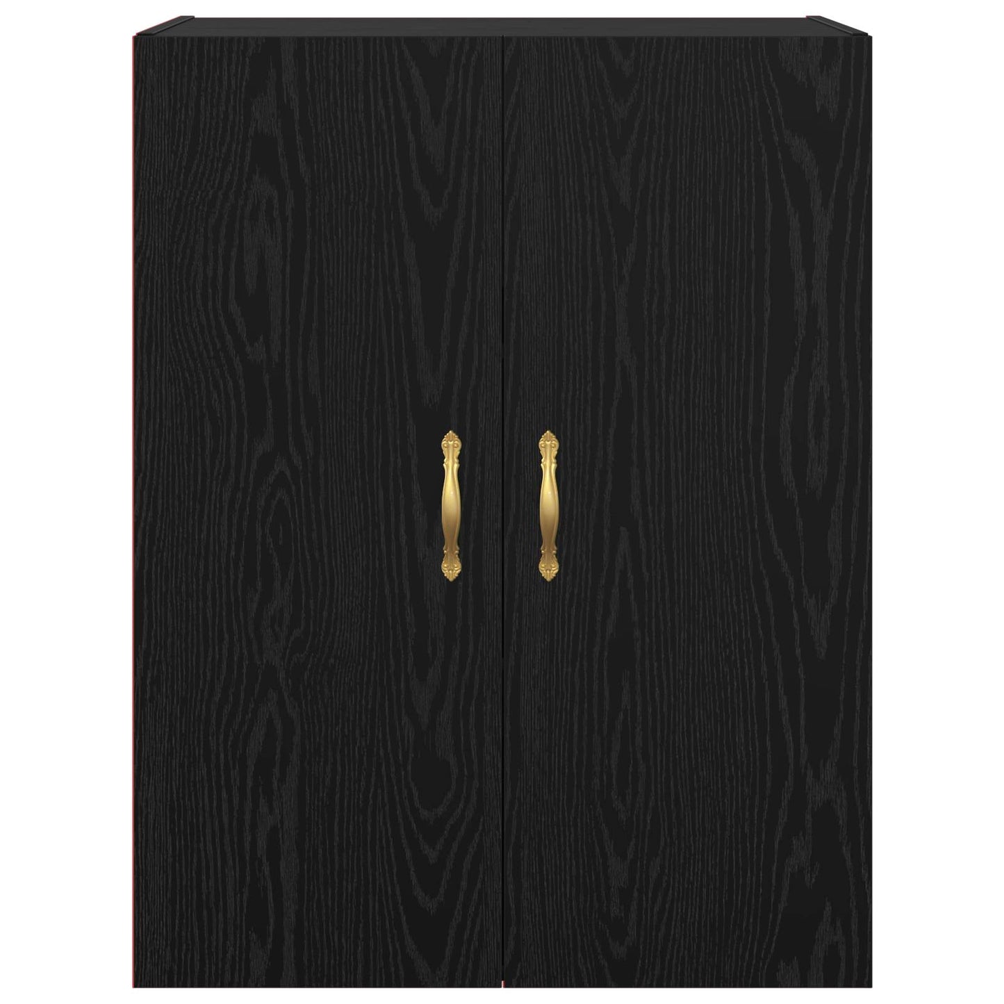 vidaXL Wall Cabinet Black Oak 69.5 x 34 x 90 cm Engineered Wood 6