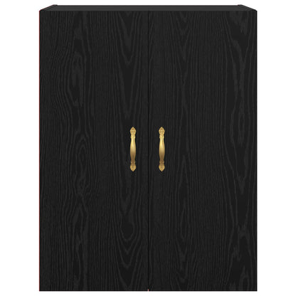 vidaXL Wall Cabinet Black Oak 69.5 x 34 x 90 cm Engineered Wood 6