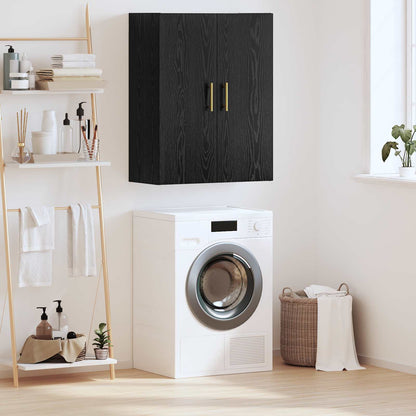 vidaXL Wall Cabinet Black Oak 69.5 x 34 x 90 cm Engineered Wood 1