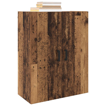 vidaXL Wall Cabinet Old Wood 69.5 x 34 x 90 cm Engineered Wood 3