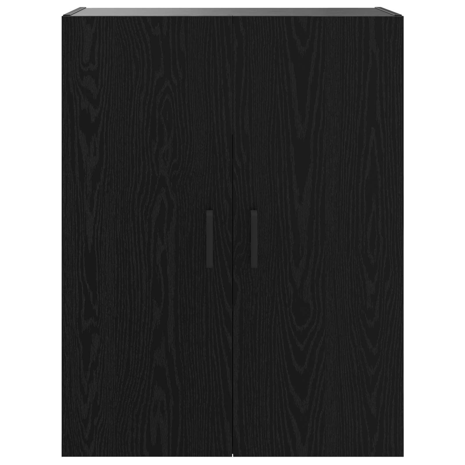 vidaXL Wall Cabinet Black Oak 69.5 x 34 x 90 cm Engineered Wood 6