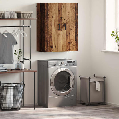 vidaXL Wall Cabinet Old Wood 69.5 x 34 x 90 cm Engineered Wood 1