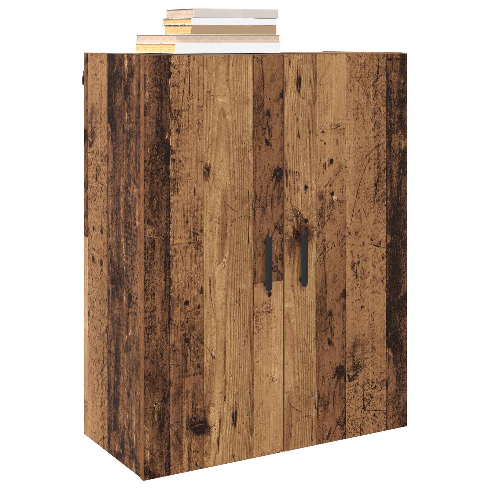 vidaXL Wall Cabinet Old Wood 69.5 x 34 x 90 cm Engineered Wood 3