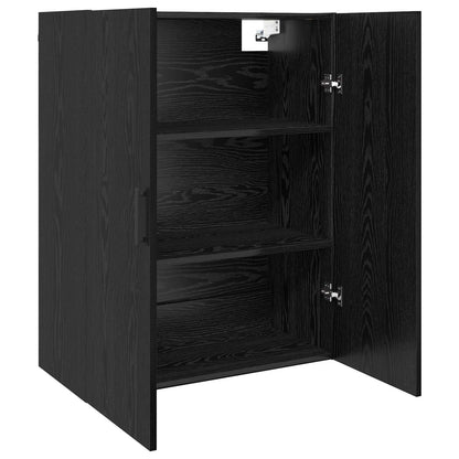 vidaXL Wall Cabinet Black Oak 69.5 x 34 x 90 cm Engineered Wood 5