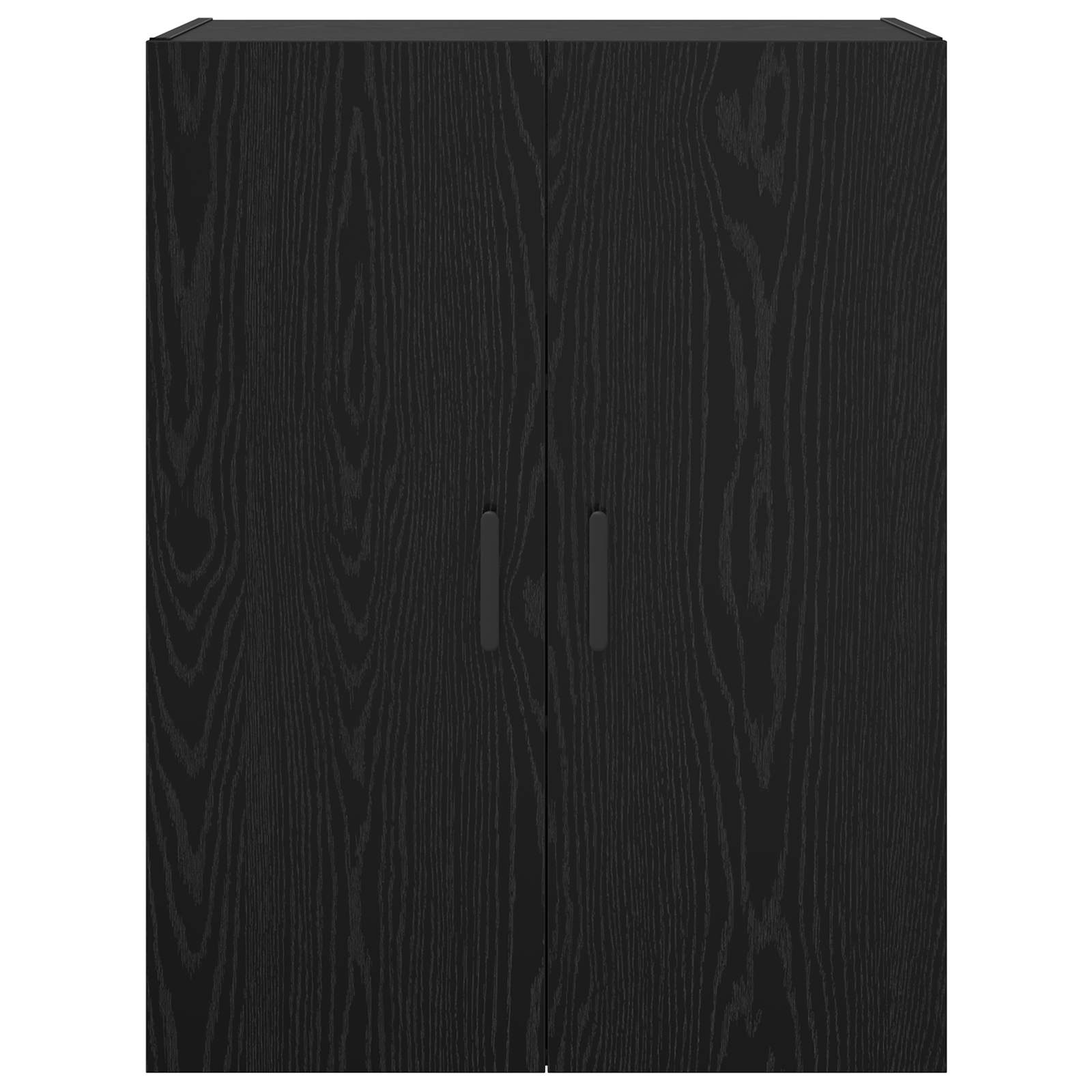 vidaXL Wall Cabinet Black Oak 69.5 x 34 x 90 cm Engineered Wood 6
