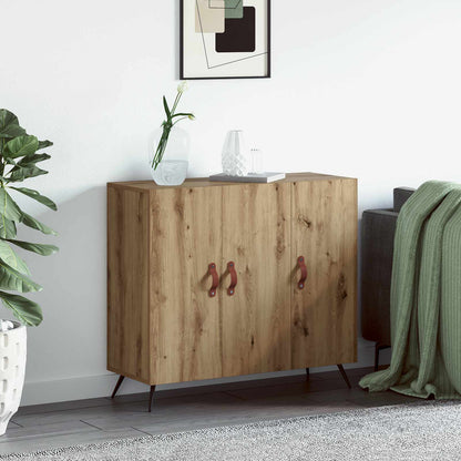 vidaXL Sideboard Artisan Oak 89.5 x 34 x 80 cm Engineered Wood 1