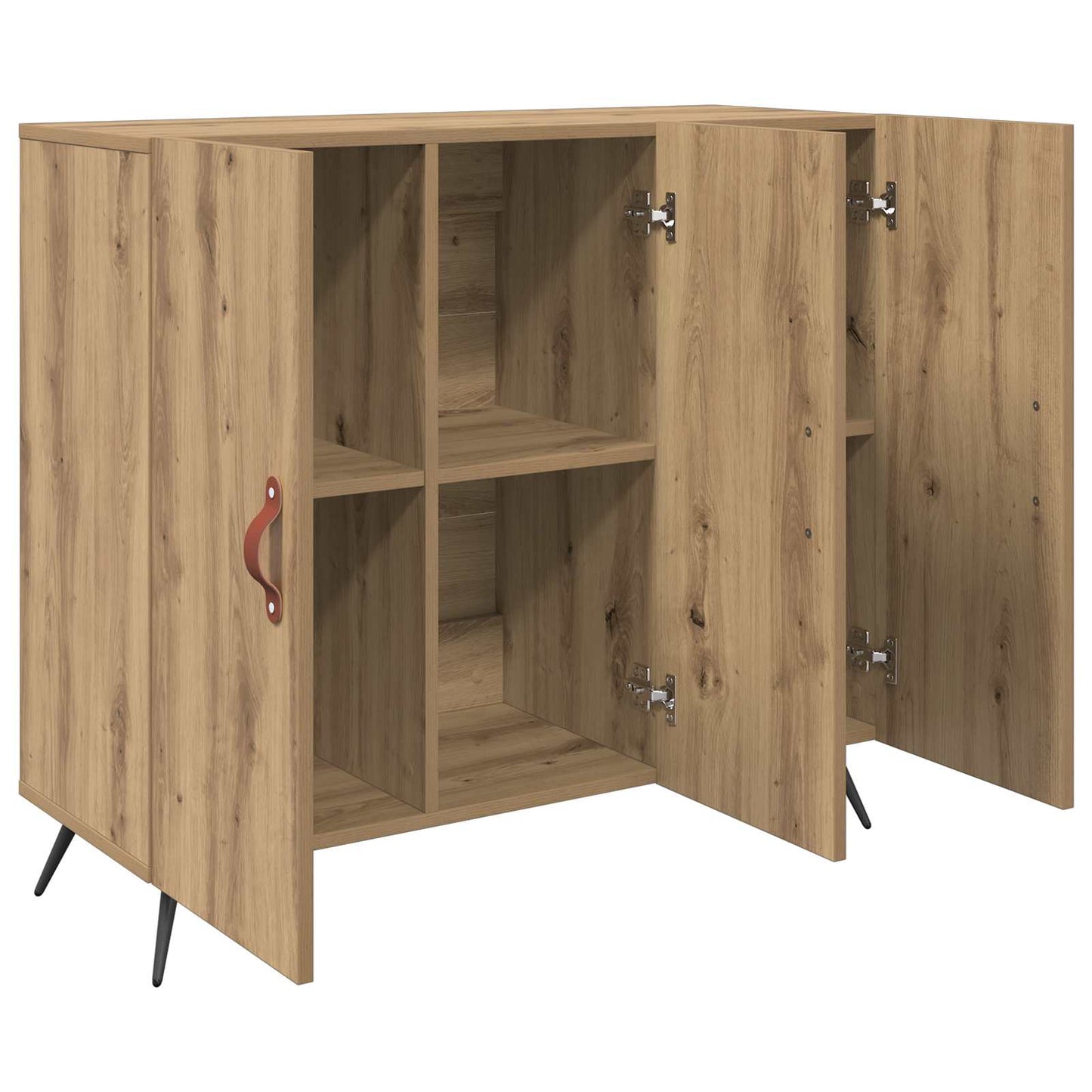 vidaXL Sideboard Artisan Oak 89.5 x 34 x 80 cm Engineered Wood 5