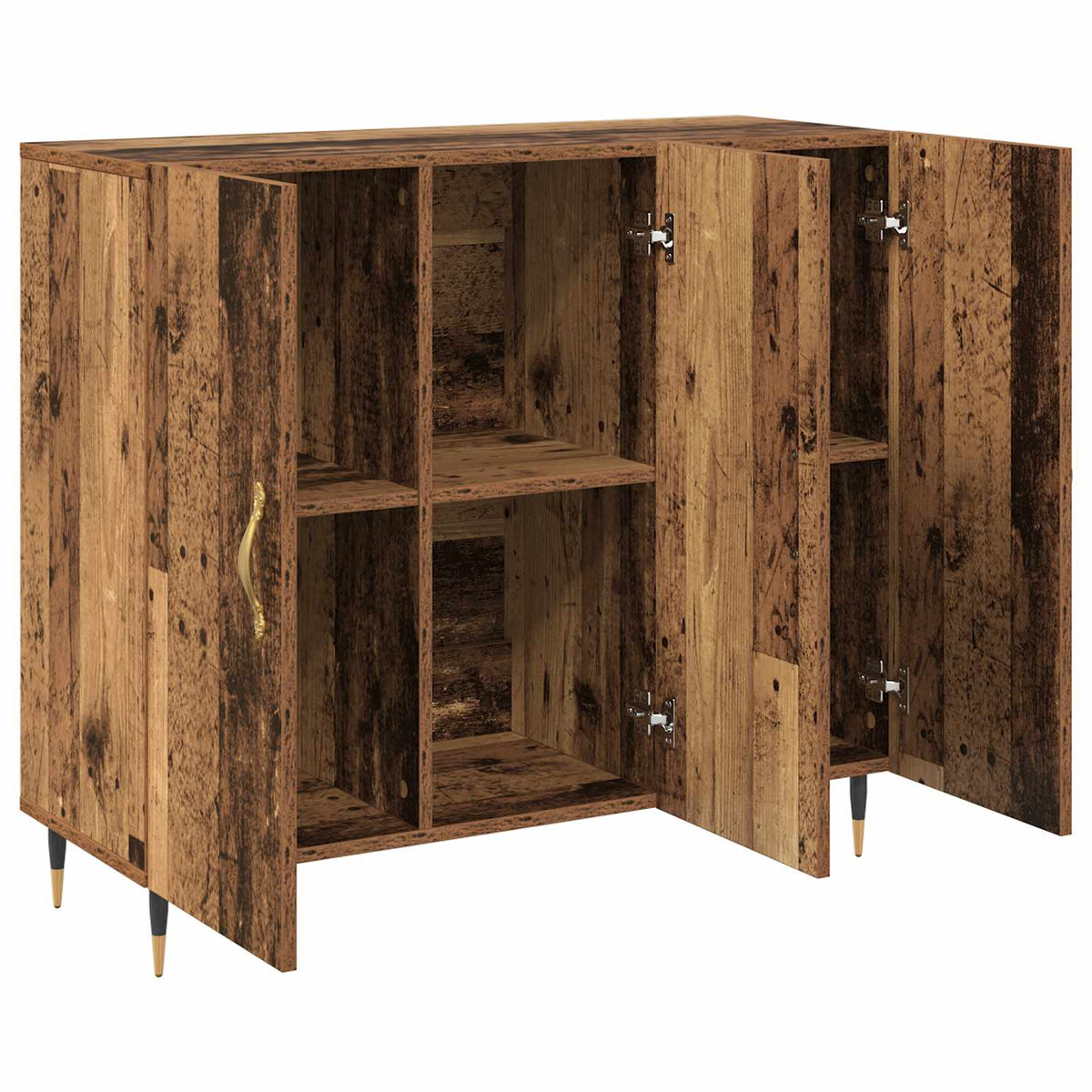 vidaXL Sideboard Old Wood 90 x 34 x 80 cm Engineered Wood 5