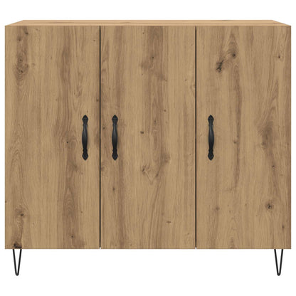 vidaXL Sideboard Artisan Oak 90 x 32.5 x 80 cm Engineered Wood 6