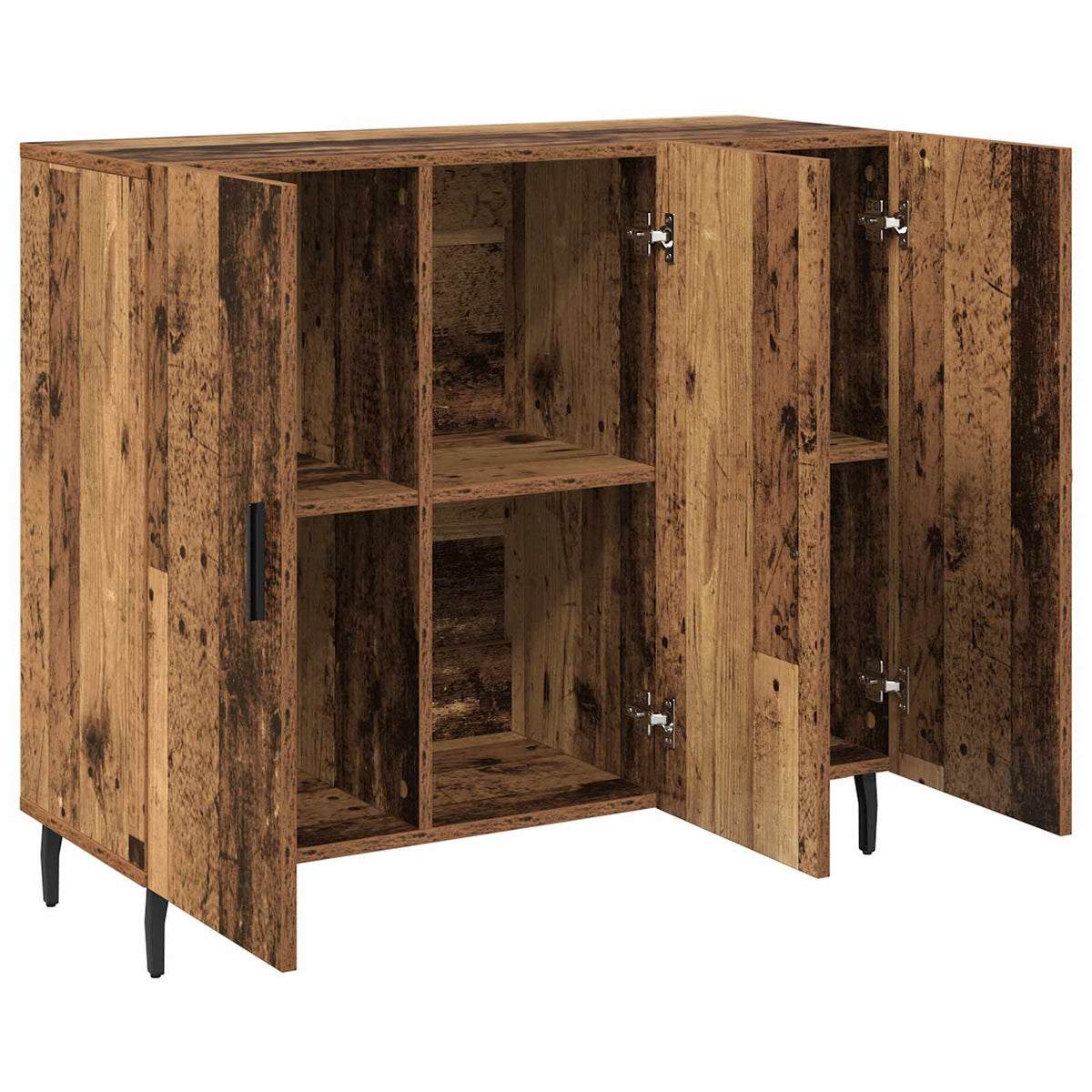 vidaXL Sideboard Old Wood 90 x 34 x 80 cm Engineered Wood 5