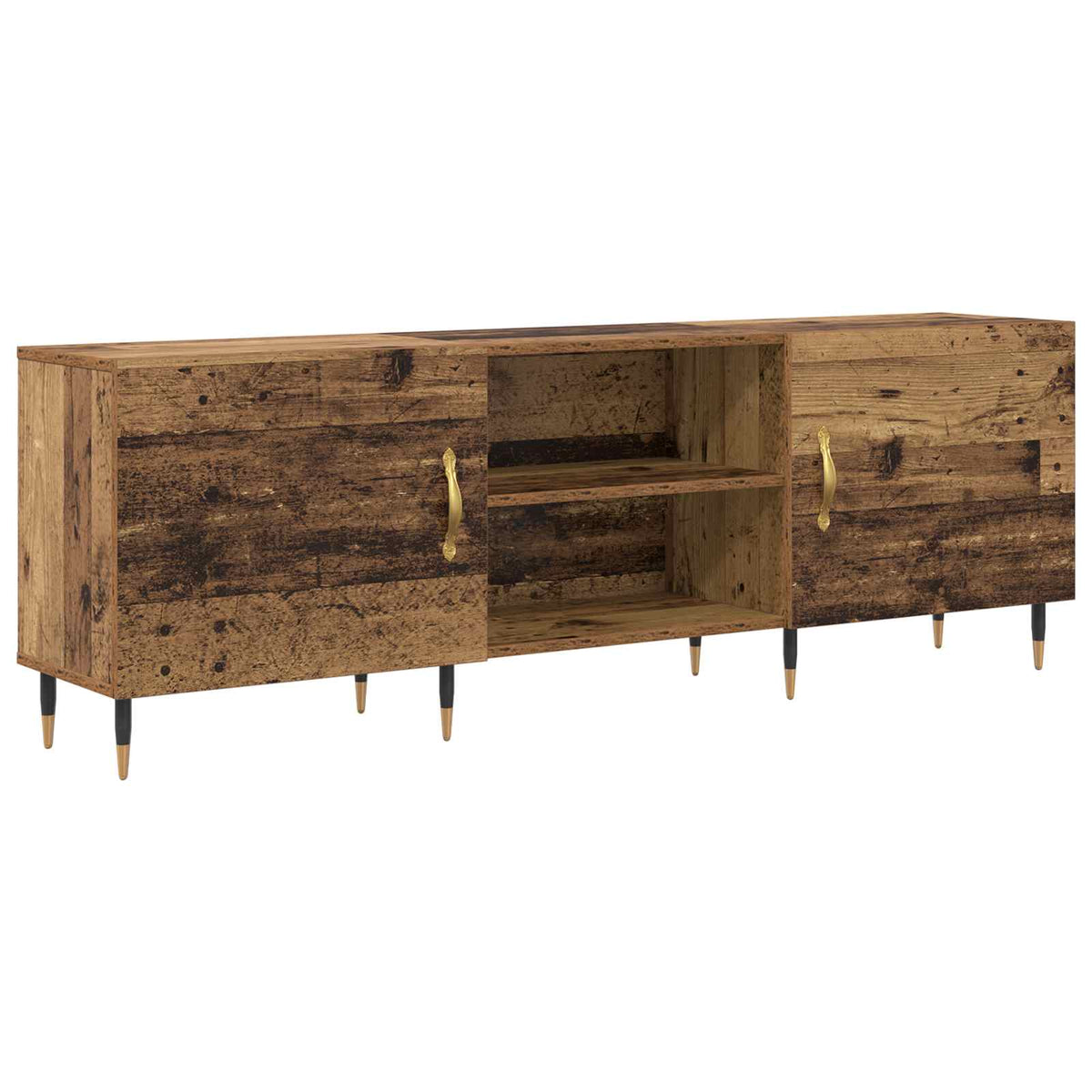 vidaXL TV Cabinet 150 x 30 x 50 cm Old wood Engineered wood 2