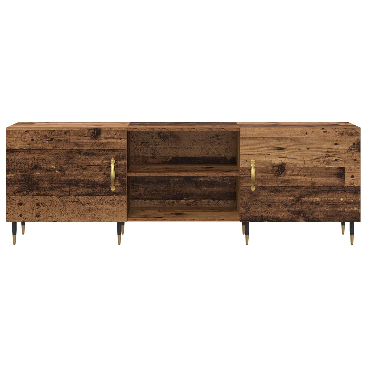 vidaXL TV Cabinet 150 x 30 x 50 cm Old wood Engineered wood 6