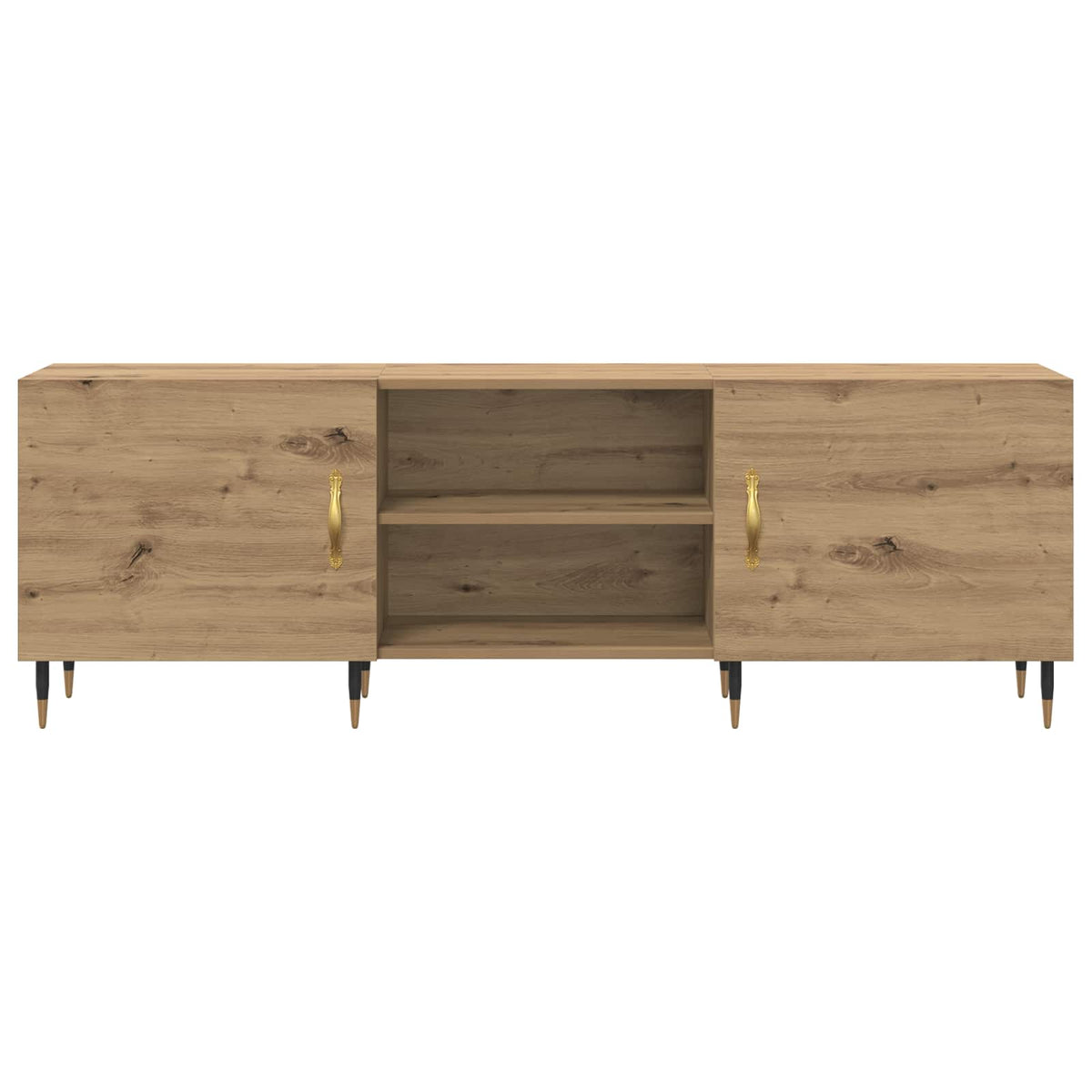 vidaXL TV Cabinet 150 x 30 x 50 cm Artisan oak Engineered wood 6