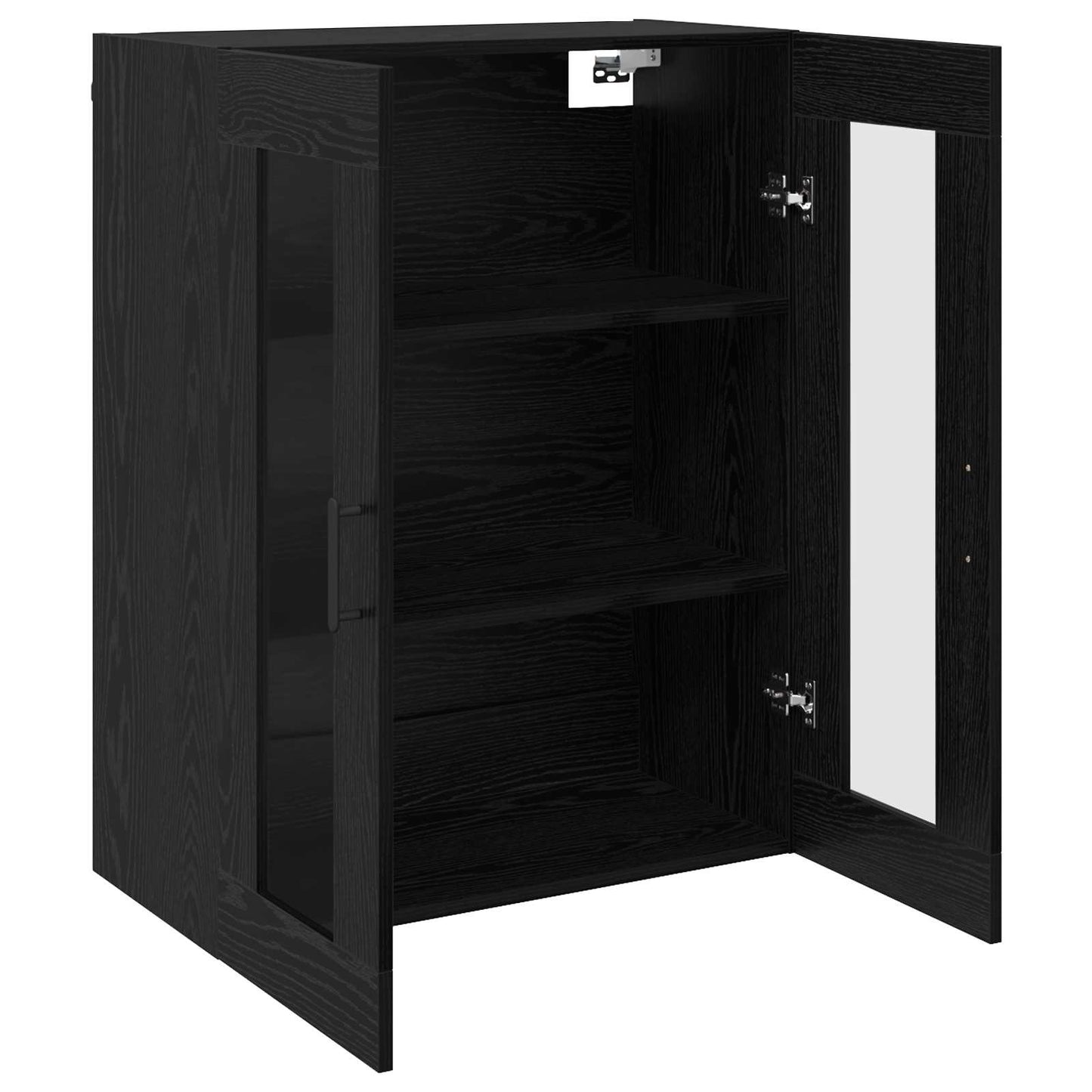 vidaXL Sideboard Black Oak 69.5 x 34 x 90 cm Engineered Wood 5