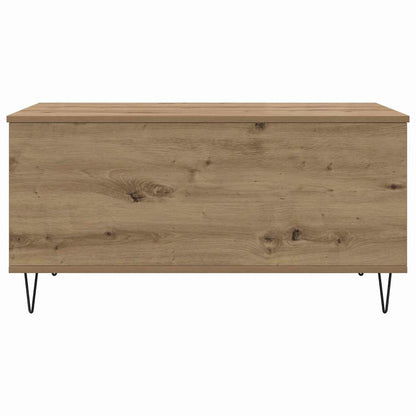 vidaXL Coffee Table Artisan oak 90 x 44.5 x 45 cm Engineered wood 6