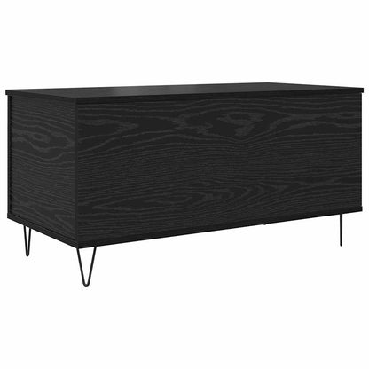 vidaXL Coffee Table Black oak 90 x 44.5 x 45 cm Engineered wood 2