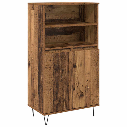 vidaXL Highboard Brown 60 x 36 x 110 cm Engineered Wood 2