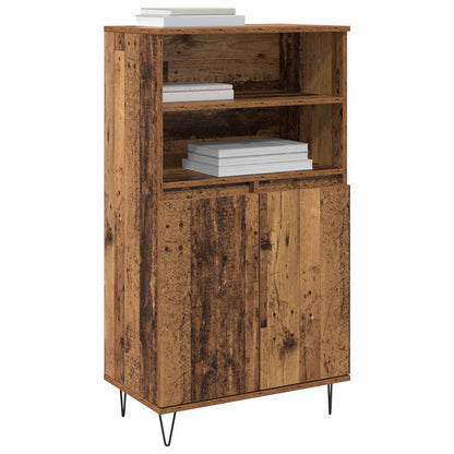 vidaXL Highboard Brown 60 x 36 x 110 cm Engineered Wood 3