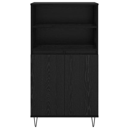 vidaXL Highboard Black 60 x 36 x 110 cm Engineered Wood 6