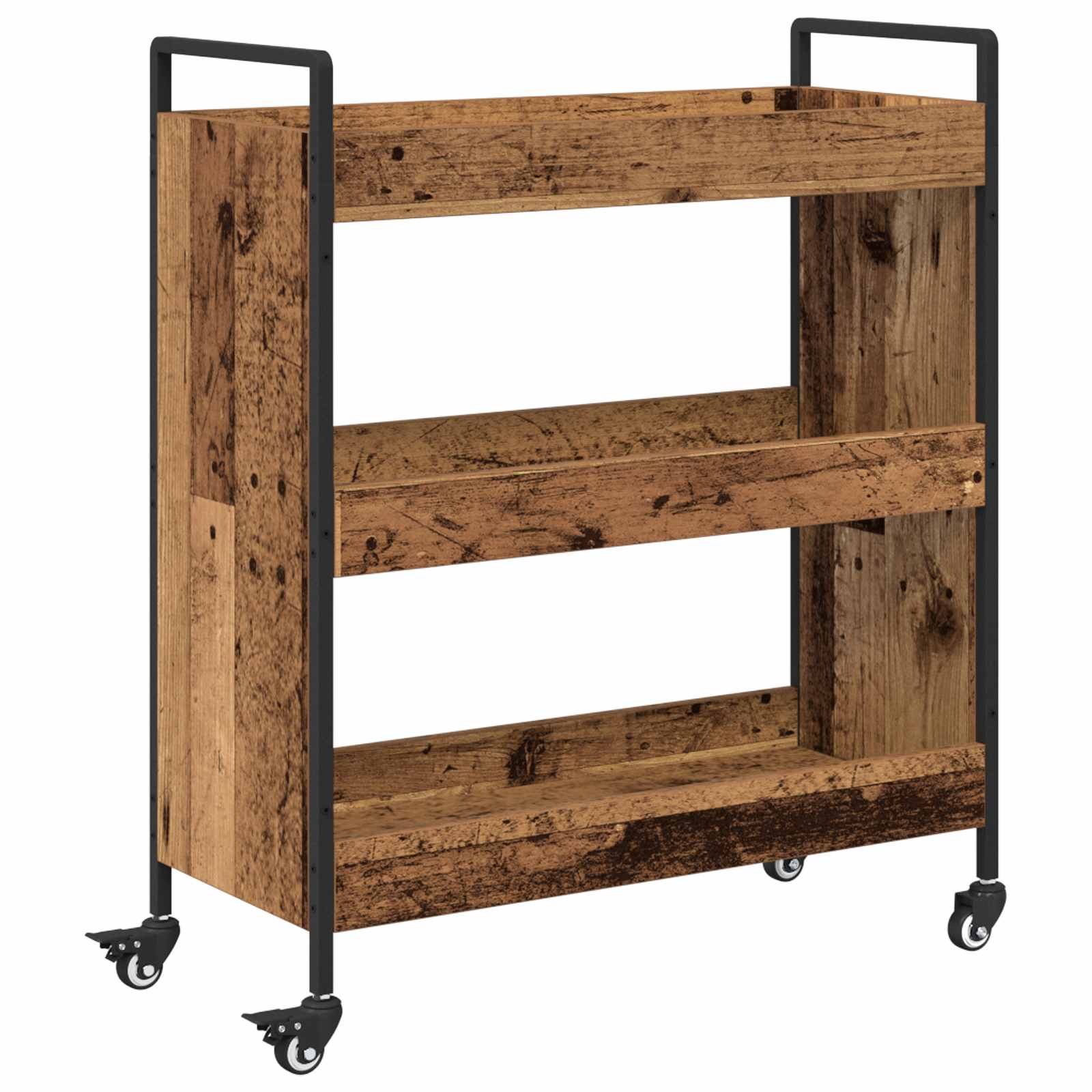 vidaXL Kitchen Trolley Old Wood 70 x 30 x 82 cm Engineered Wood 2