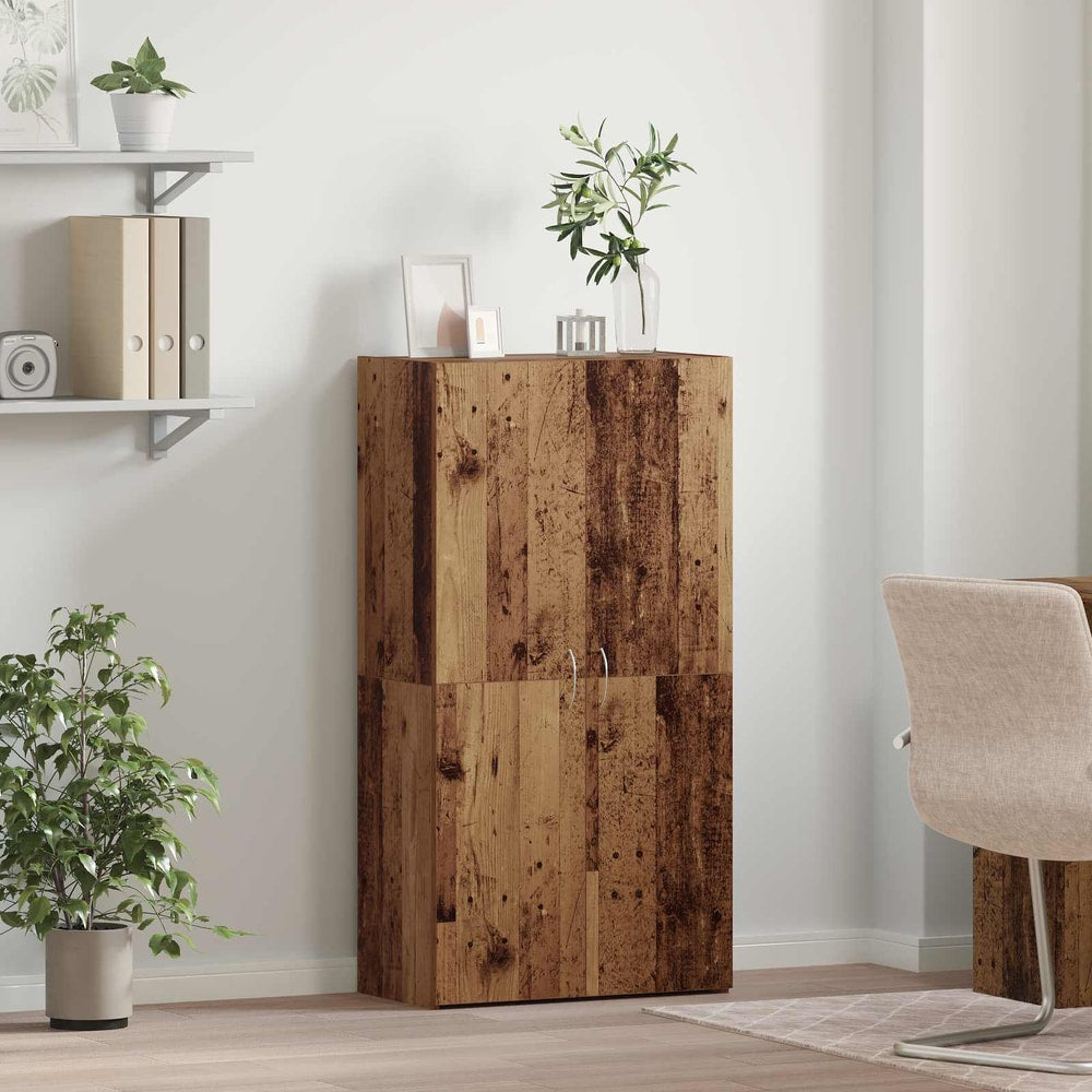 File Cabinet Engineered Wood 60 x 32 x 115 cm Old wood
