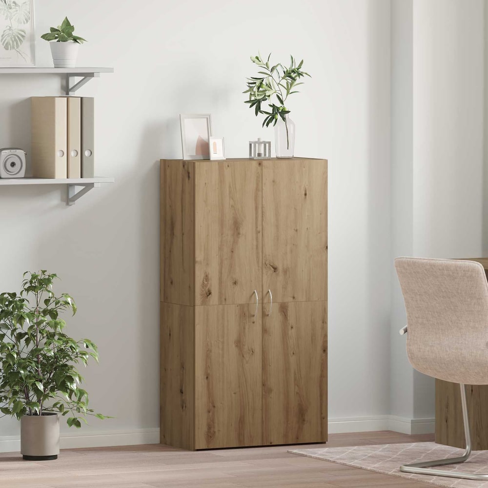 File Cabinet Engineered Wood 60 x 32 x 115 cm Artisan oak