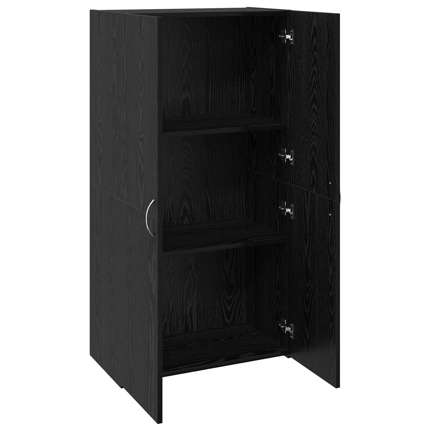 vidaXL Office Cabinet Black Oak 60 x 32 x 115 cm Engineered Wood 5