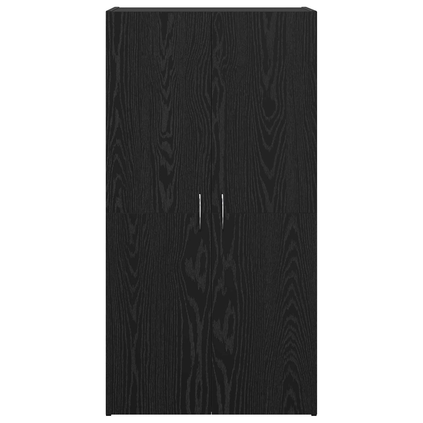 vidaXL Office Cabinet Black Oak 60 x 32 x 115 cm Engineered Wood 6