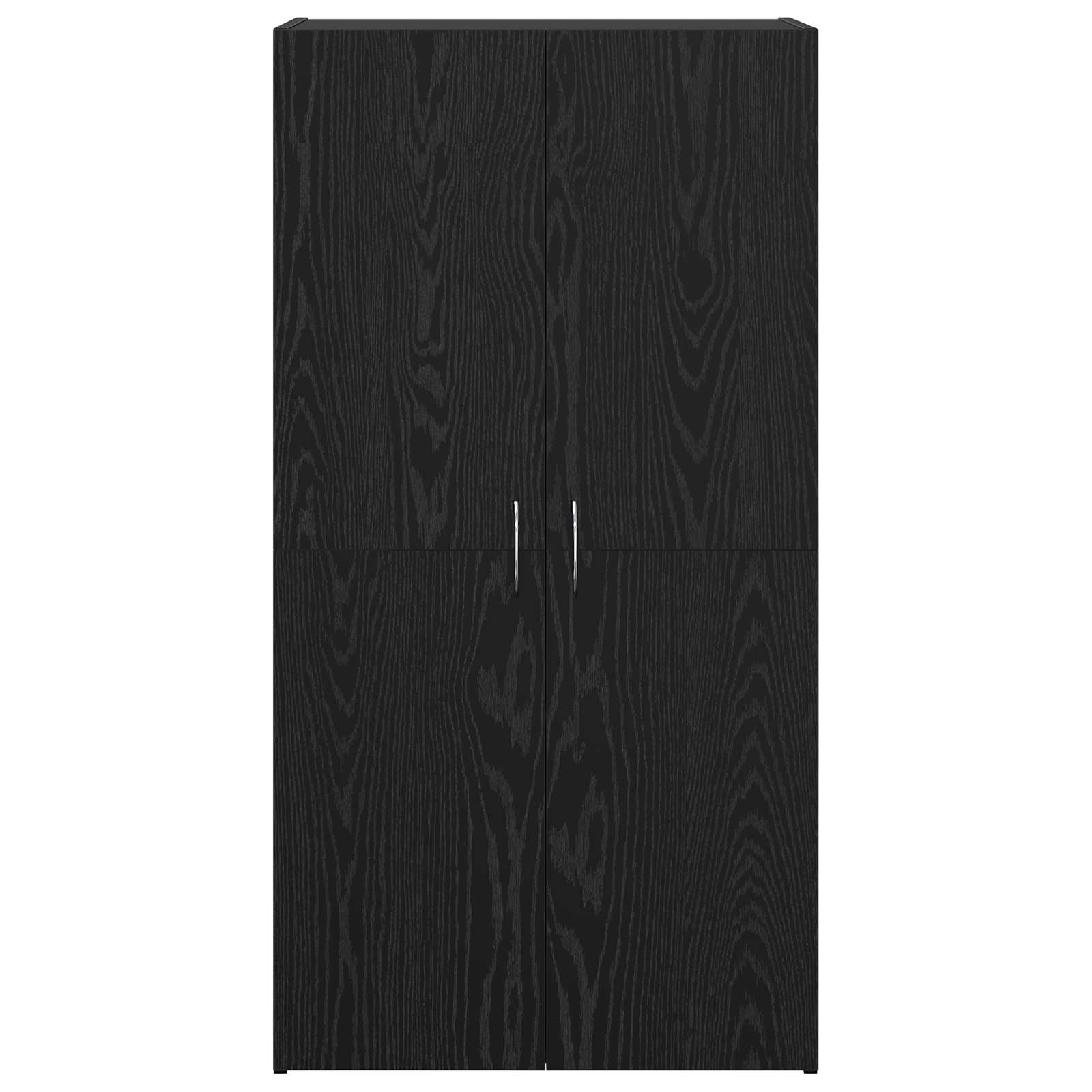 vidaXL Office Cabinet Black Oak 60 x 32 x 115 cm Engineered Wood 6