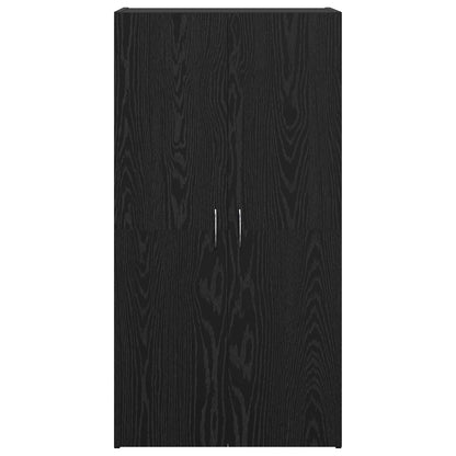 vidaXL Office Cabinet Black Oak 60 x 32 x 115 cm Engineered Wood 6