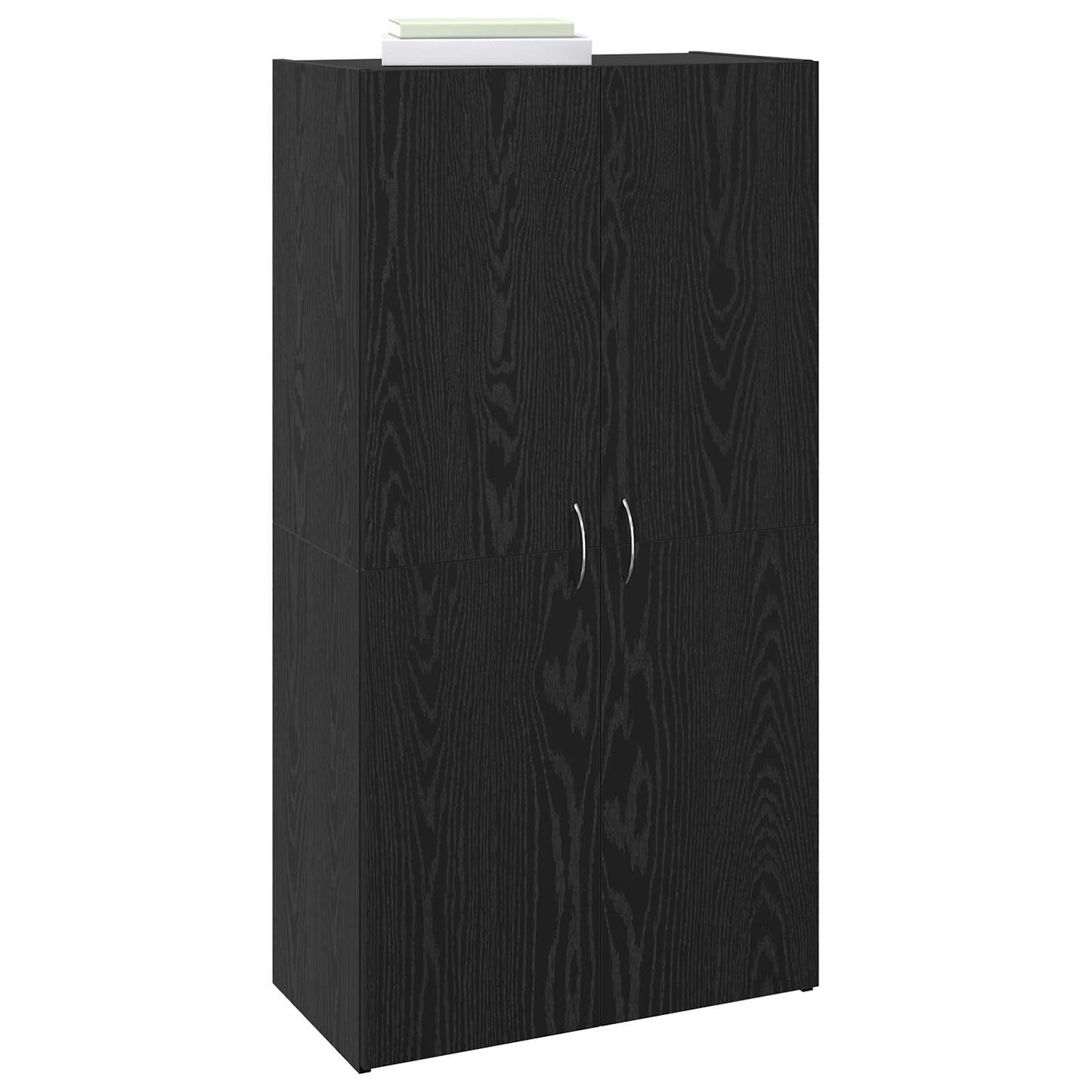 vidaXL Office Cabinet Black Oak 60 x 32 x 115 cm Engineered Wood 3