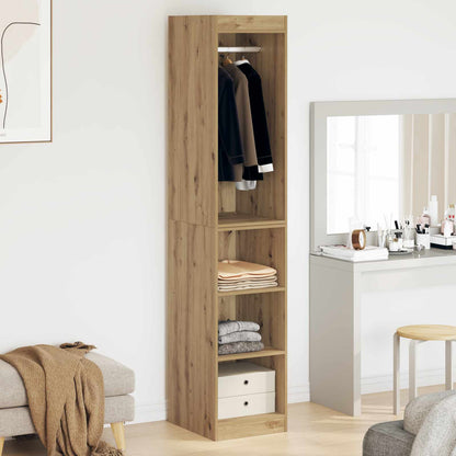 vidaXL Wardrobe Artisan Oak 41 x 48 x 102 cm Engineered Wood 4