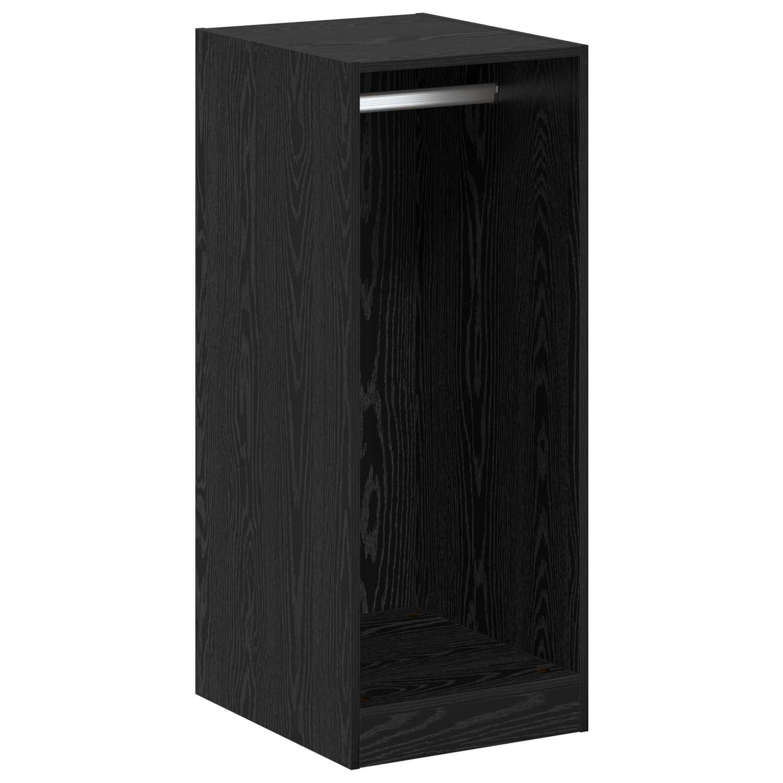 vidaXL Wardrobe Black Oak 41 x 48 x 102 cm Engineered Wood 2
