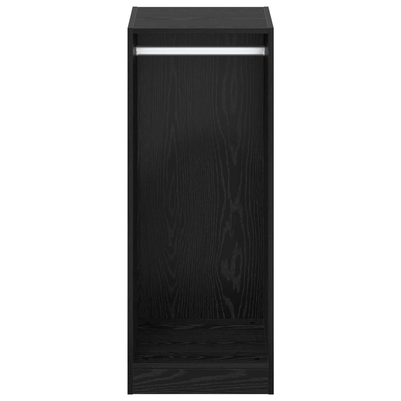 vidaXL Wardrobe Black Oak 41 x 48 x 102 cm Engineered Wood 5