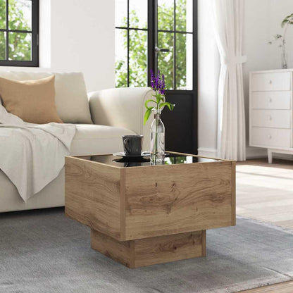 vidaXL Coffee Table Artisan oak 40 x 40 x 30 cm 5
