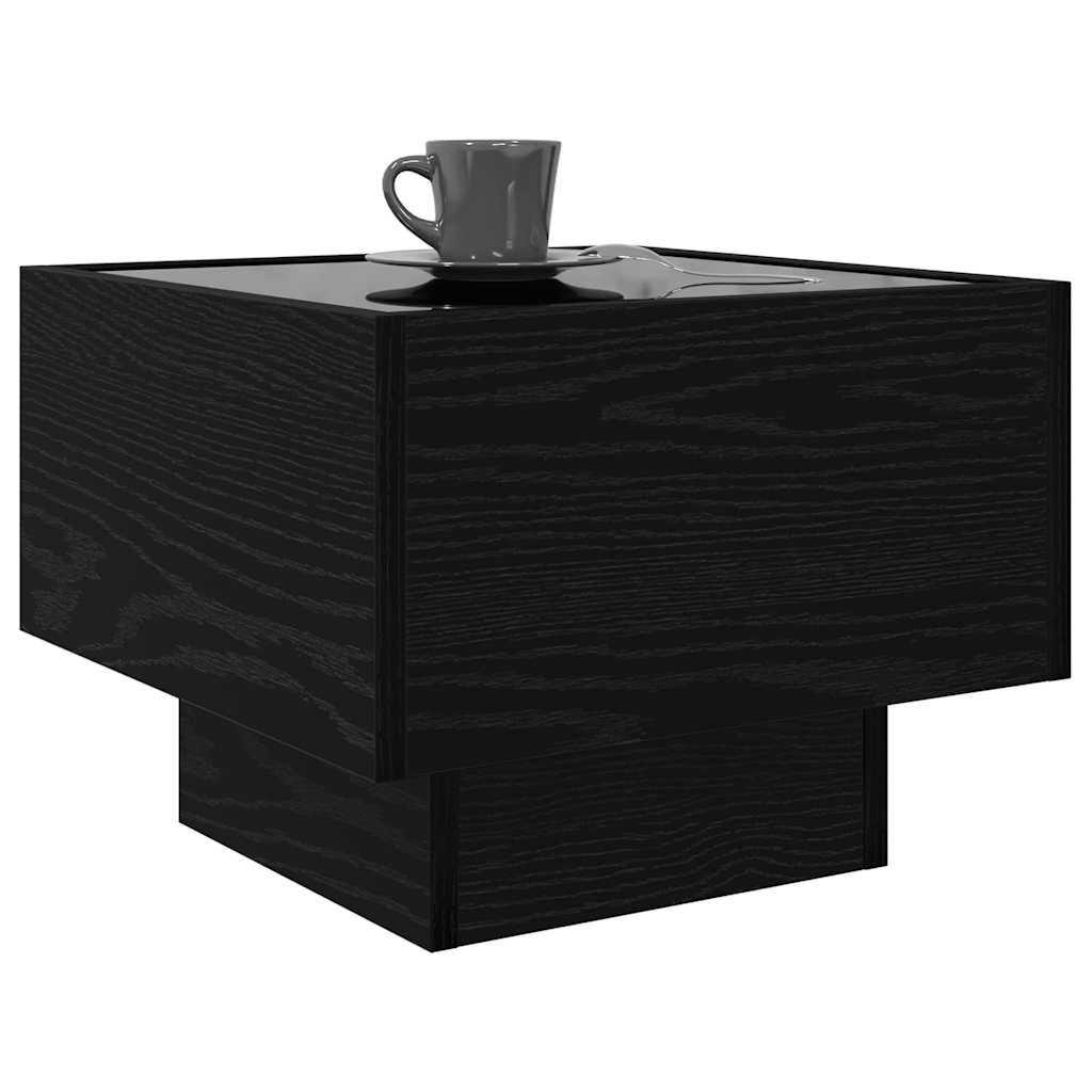 vidaXL Coffee Table Black oak 40 x 40 x 30 cm 3