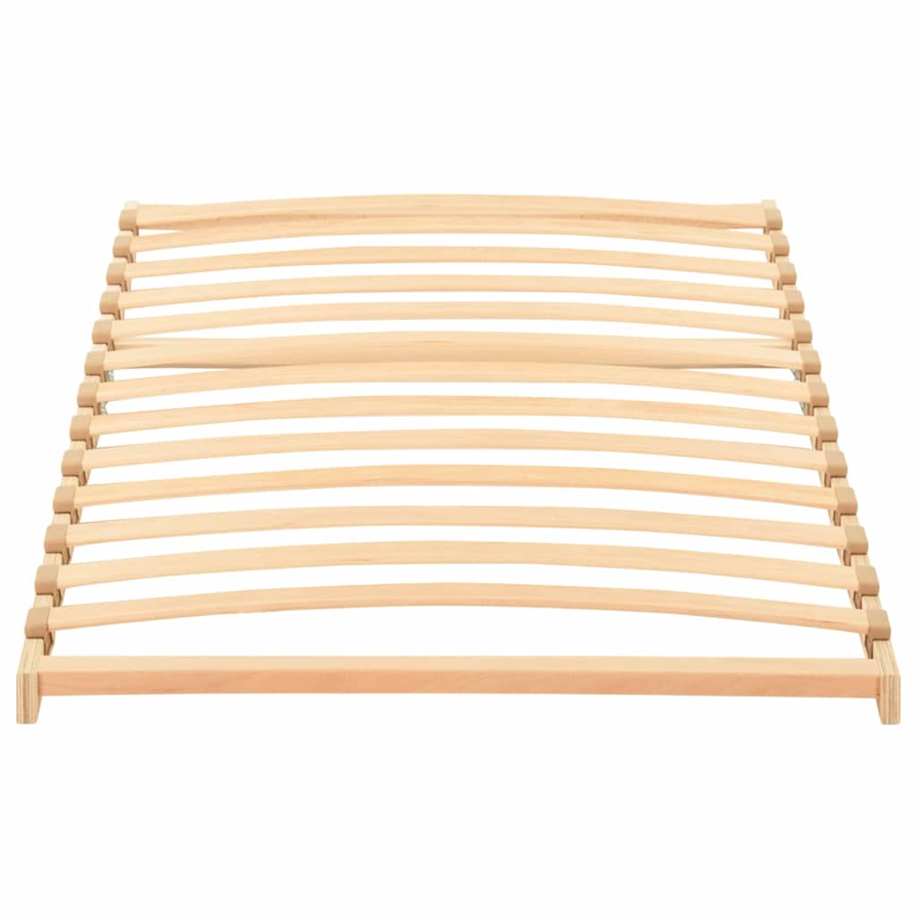 vidaXL Slatted Bed Base Brown 70 x 190 cm Solid Beech Wood 2