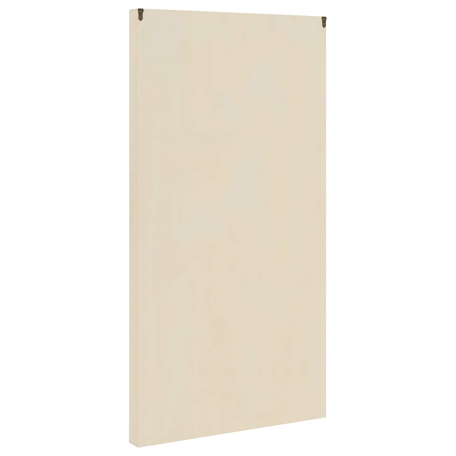 vidaXL Wall Display Case Wall-Mounted Beige 50 x 4.5 x 96 cm 5