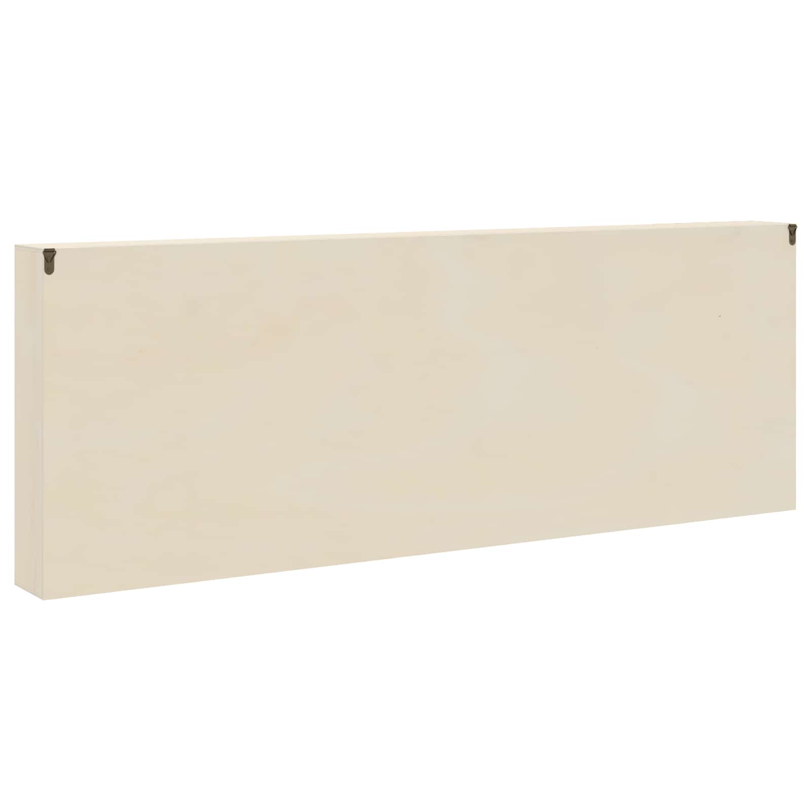 vidaXL Wall Display Case Wall-Mounted Beige 100 x 8.5 x 36 cm 5