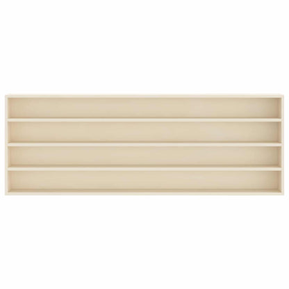 vidaXL Wall Display Case Wall-Mounted Beige 100 x 8.5 x 36 cm 3