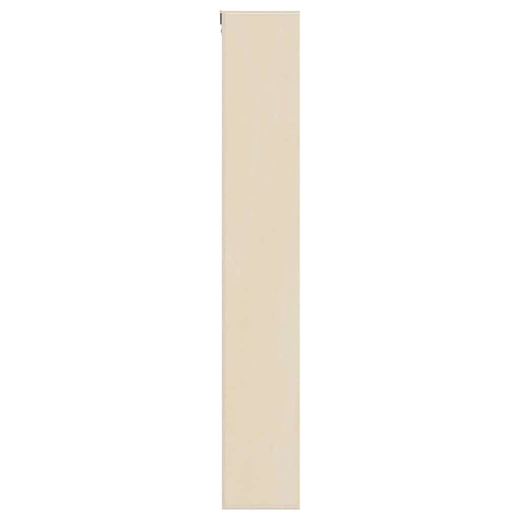 vidaXL Wall Display Case with Shelf Beige 60 x 8.5 x 54 cm Plywood 6