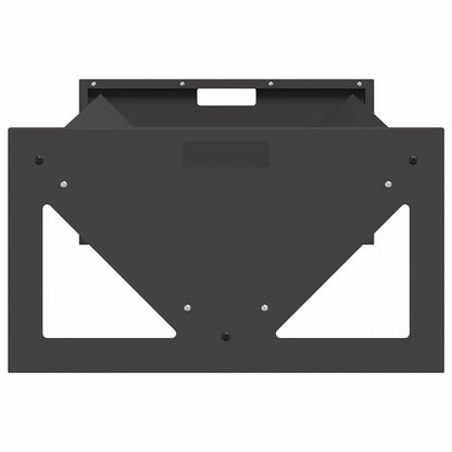 vidaXL Livestock Feeding Trough Black 108 x 50 x 28 cm 10 kg 6