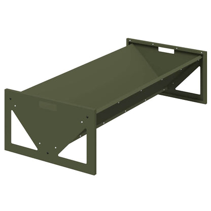vidaXL Livestock Feeding Trough Olive Green 108 x 50 x 28 cm 10 kg 2