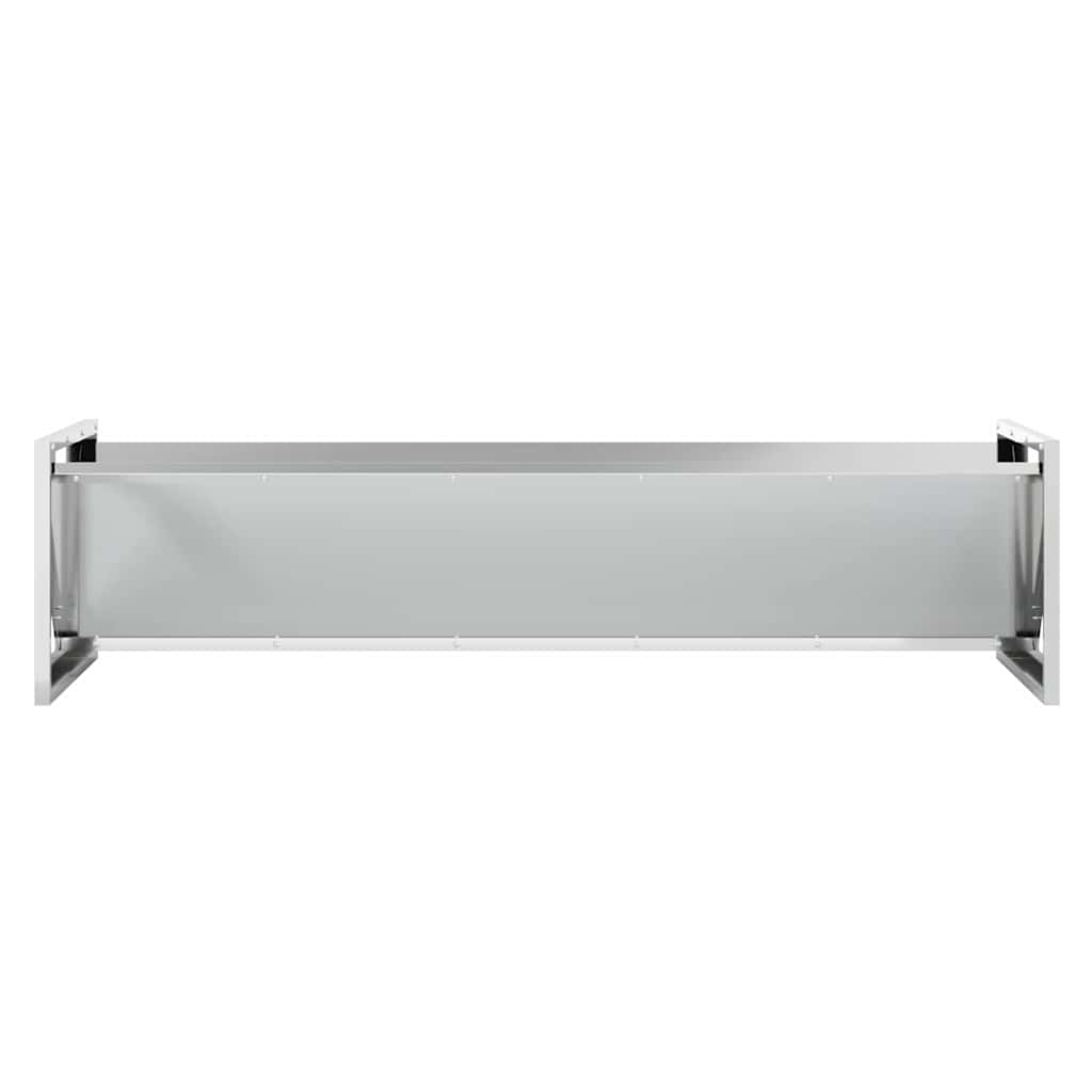 vidaXL Livestock Feeding Trough Silver 108 x 50 x 28 cm 10 kg 5