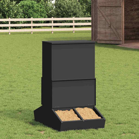 Pig Feeder 82 x 51 x 91.5 cm 20 kg Black